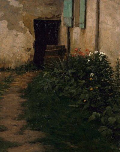 En trädgårdsstig, 1896. av Robert Henry Logan