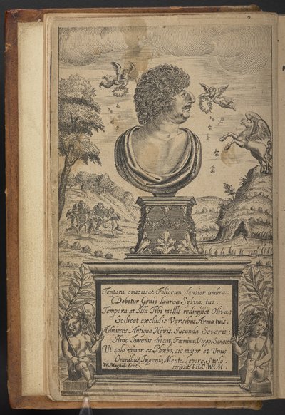 Frontispice av Hesperides, eller The Works... av Robert Herrick