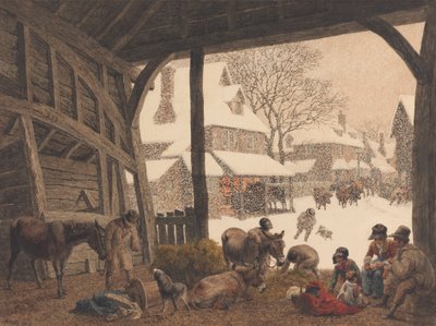 En bysnöplats av Robert Hills