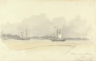 Tittar över Maas från Rotterdam av Robert Hills