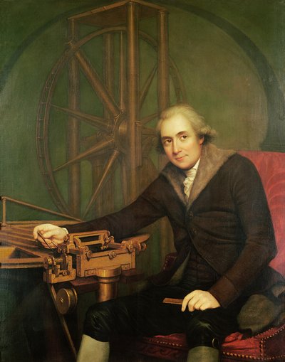 Porträtt av Jesse Ramsden (1735-1800) av Robert Home