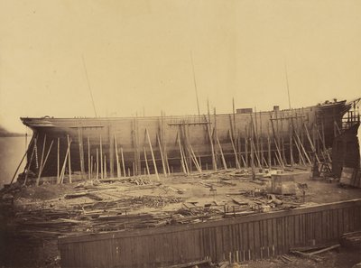 Aphrodita under konstruktion, ca. 1857. av Robert Howlett