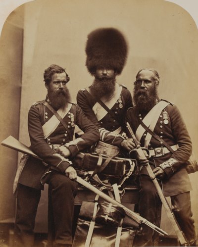 Nunn, Potter och Deal, Coldstream Guards av Robert Howlett