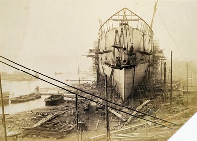 The Great Eastern, 1857 (albumintryck) av Robert Howlett