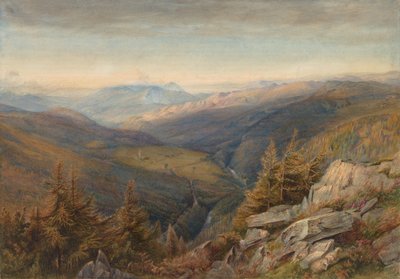 Utsikt över berg av Robert J. Pattison