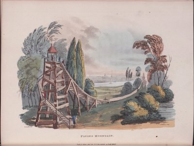 Flying Mountain Montagnes Russes i Lilla Ryssland, 1815 av Robert Johnston