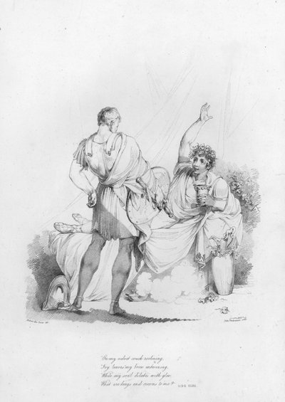Anacreon, Ode XLVIII (gravyr) av Robert Kerr (after) Porter
