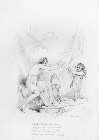 Anacreon, Ode XXXIII (gravyr) av Robert Kerr (after) Porter