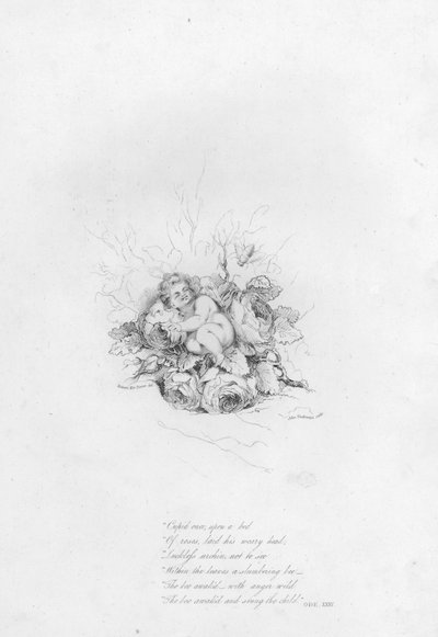 Anacreon, Ode XXXV (gravyr) av Robert Kerr (after) Porter