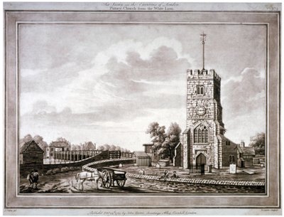 Church of St Mary, Putney, Wandsworth, London, 1783. av Robert Laurie