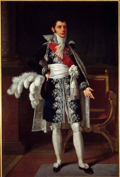 Porträtt av Anne Jean Marie Rene Savary, hertig av Rovigo (1774 - 1833) generalpolisminister. Målning av Robert Lefevre (1755-1830) av Robert Lefevre