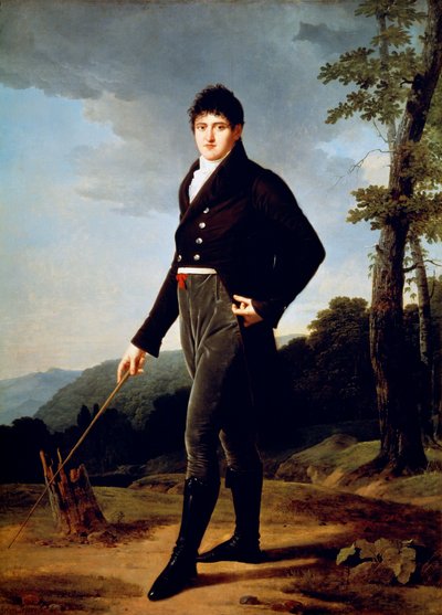 Porträtt av greve Andrei Bezborodko, 1804. av Robert Lefevre