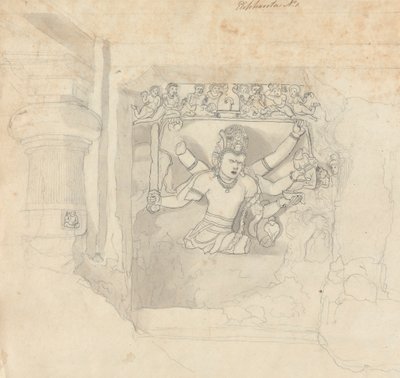 Figur från Elephanta av Robert Mabon