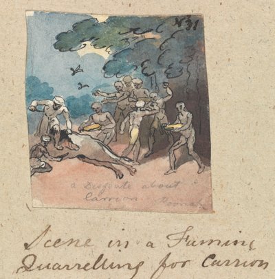 Scene in a Famine: Bråk om Carrion av Robert Mabon