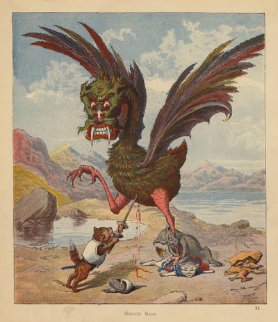 Kitten pilgrimer: Griffin Rage (Color Lito) av Robert Michael Ballantyne
