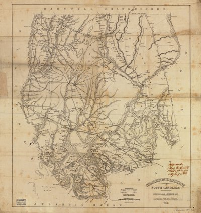 Colleton District, South Carolina LOC 2006636733 av Robert Mills