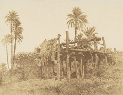 Nubian Sakkieh, eller vattenhjul, ca. 1856. av Robert Murray.