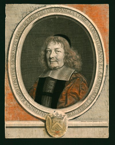 Antoine Barrillon de Morangis, c1661. av Robert Nanteuil