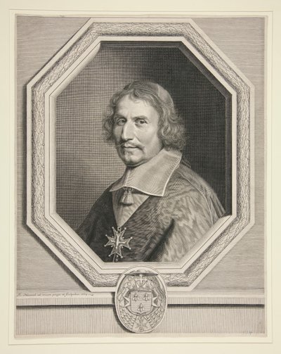 Kardinal Antoine Barberin, ärkebiskop av Reims (ärkebiskop av Reims) av Robert Nanteuil