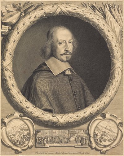 Kardinal Jules Mazarin av Robert Nanteuil