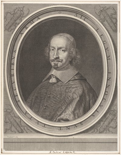 Kardinal Jules Mazarin av Robert Nanteuil