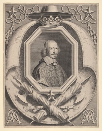 Kardinal Jules Mazarin av Robert Nanteuil