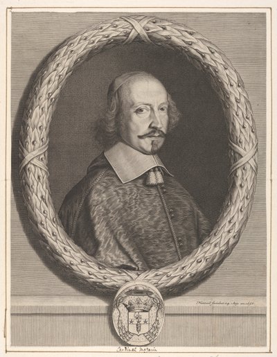Kardinal Jules Mazarin, 1656. av Robert Nanteuil