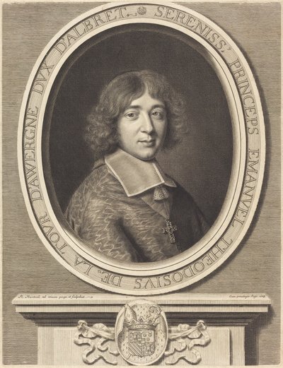 Kardinal de Bouillon av Robert Nanteuil