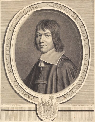 Charles Maurice Le Tellier av Robert Nanteuil