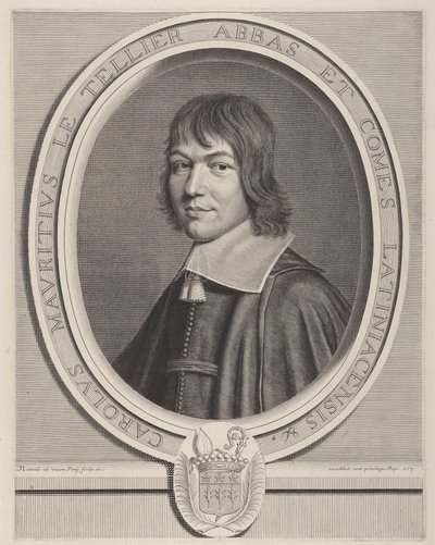 Charles-Maurice Le Tellier, 1663. av Robert Nanteuil