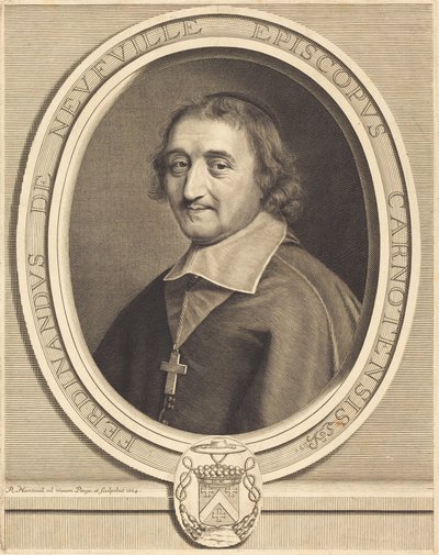Ferdinand de Neufville av Robert Nanteuil