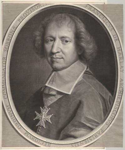 François de Harlay de Champvallon av Robert Nanteuil