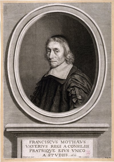François de la Mothe-Levayer. 1661. av Robert Nanteuil