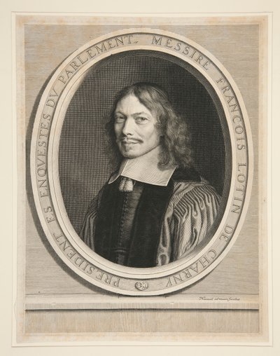 François Lotin de Charny (president för parlamentet i Paris) av Robert Nanteuil