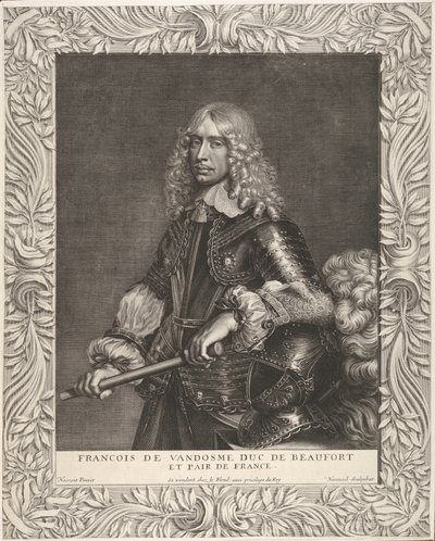 François de Vendôme, hertig av Beaufort, ca. 1649. av Robert Nanteuil