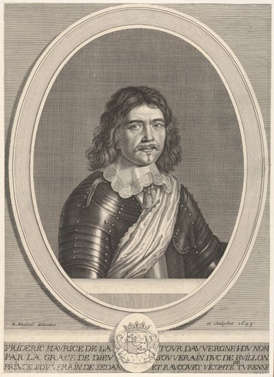Frédéric-Maurice de la Tour dAuvergne, hertig av Bouillon, 1649. av Robert Nanteuil