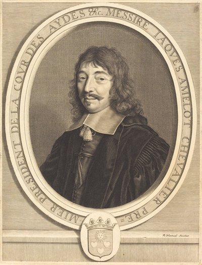 Jacques Amelot av Robert Nanteuil