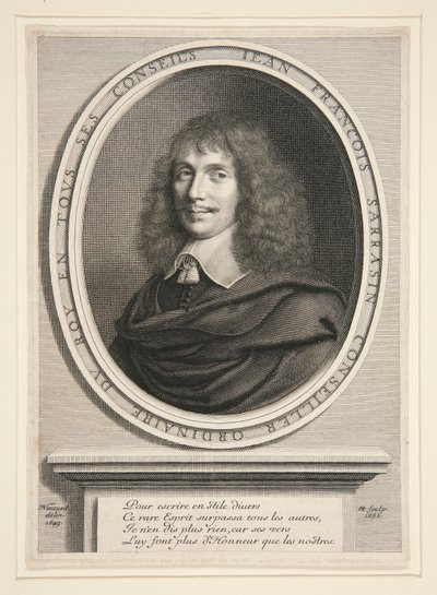 Jean-François Sarrasin, Bokstävernas man av Robert Nanteuil
