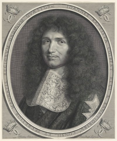 Jean Baptiste Colbert (1619-1683) av Robert Nanteuil