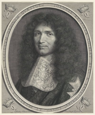 Jean Baptiste Colbert (1619-1683) av Robert Nanteuil
