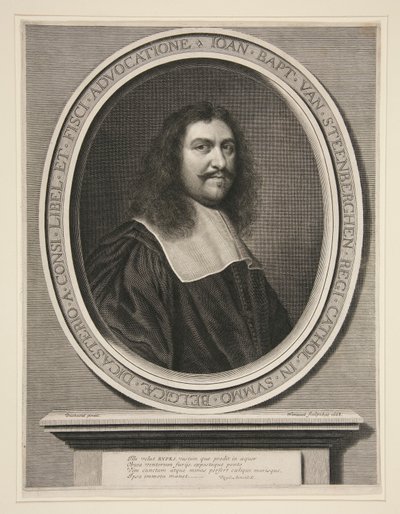 Jean Baptiste van Steenberghen, Conseiller du Roi au Conseil de Flandre (rådgivare åt kungen i Flanderns råd) av Robert Nanteuil