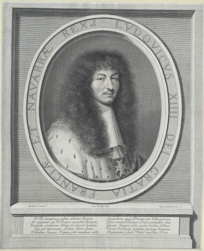 Kung av Frankrike Ludvig XIV av Robert Nanteuil