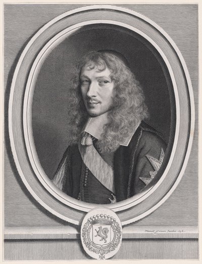 Abbot Basile Fouquet (1622-1680), abbot av Barbeaux och Rigny, kansler för kungens ordnar av Robert Nanteuil