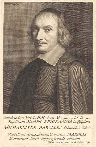 Fader Michel de Marolles av Robert Nanteuil