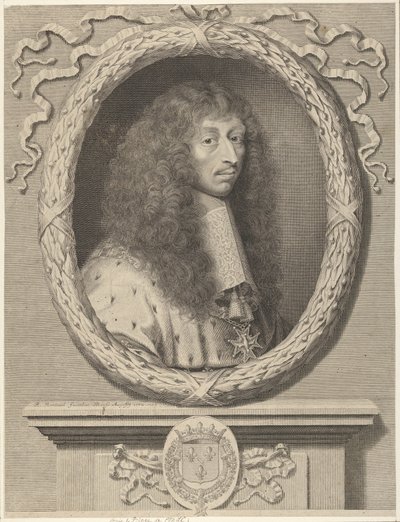 Ludvig II de Bourbon, prins av Condé av Robert Nanteuil