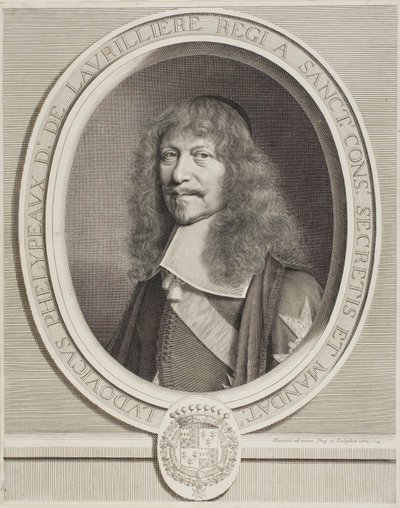 Louis Phélypeaux de la Vrillière av Robert Nanteuil