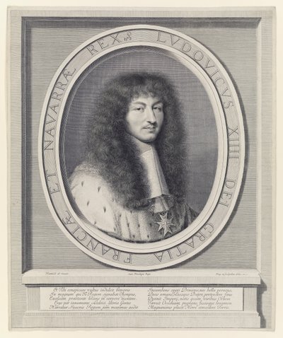 Ludvig XIV av Robert Nanteuil