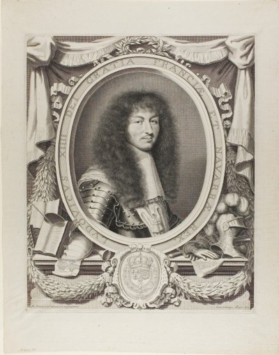 Ludvig XIV av Robert Nanteuil