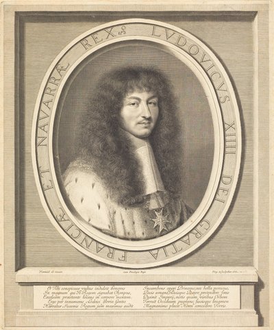 Ludvig XIV av Robert Nanteuil