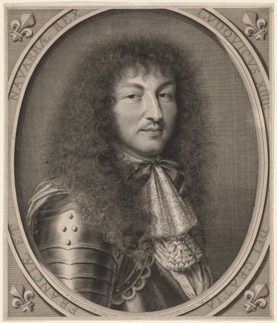 Louis XIV, 1666. av Robert Nanteuil